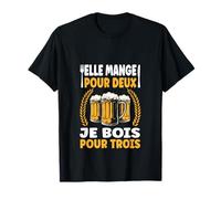 Nouveau Papa Parents Humour Bière Nouvelle Naissance Annonce T-Shirt