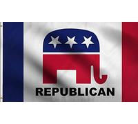 Nouveau Parti Républicain Drapeau Décoratif Drapeau De Jardin Bannière Pour Maison Vacances Extérieur 3X5Ft