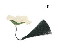 Nouveau Pendentif Rétro En Métal Avec Pompon Creux, Clip De Livre, Marque De Pagination, Signet En Laiton Peint