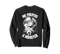 Nouveau père, Premier bébé Monstre Frankenstein d'halloween Sweatshirt