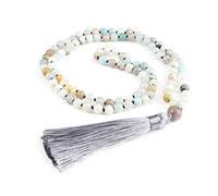 Nouveau perlé en Pierre en Pierre de 6 mm de 6 mm 108 Perles Collier à Filet en Forme pour Les Femmes Bijoux énergétiques Bijoux spécifiques