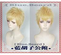 Nouveau Persona5 Ryuji Sakamoto Cosplay Perruque Halloween Jeu De Rôle Perruque Cheveux P5 Perruque Dorée + Bonnet De Perruque