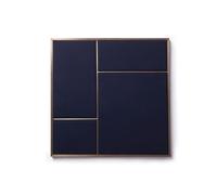 Nouveau Pin Tableau D'affichage à Épingles Medium Brass/Navy Blue