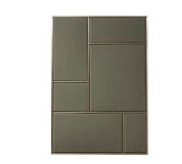 Nouveau Pin Tableau d'Affichage Grand Laiton/Oyster Grey