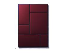 Nouveau Pin Tableau d'Affichage Grand Navy Blue/Rouge Noir