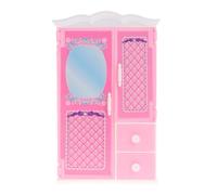 Nouveau Placard À Jouets Avec Miroir, Maison De Poupée, Meubles De Chambre De Princesse, Garde-Robe, Accessoires Pour Poupées Barbie, Cadeaux
