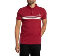 Sergio Tacchini Homme Nouveau Polo Supermac, Rhubarb/Gardenia/Aruba Blue, L