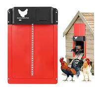 Nouveau Porte Automatique Poulailler, Porte Poulailler Automatique Solaire, Porte De Poulailler Automatique Batterie, Automatic Chicken Coop Door pour Poulets Canards