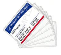 Nouveau porte-carte transparent, protecteur de carte d'identité, protecteur de carte bancaire, peut protéger votre nouvelle carte d'assurance maladie, carte de crédit, carte de visite et carte de soci