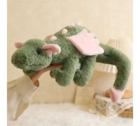 Nouveau porte-clés en peluche Dragon violet de 55 cm, compagnon mignon et apaisant, cadeau de Noël 2026 B