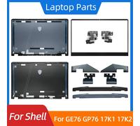 Nouveau pour GE76 GP76 WE76 MS-17K1 17K2 17K3 17K4 LCD couverture arrière/lunette avant/charnières/charnière couverture coque d'ordinateur portable Blue A Cover