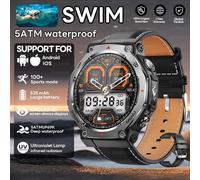 Nouveau Pour Huawei T-Rex 3 Gps Montre Intelligente 525Mah Batterie Bluetooth Appel Lampe De Poche Sport Militaire 3Atm Étanche Smartwatch Hommes.Black Belt.