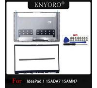 Nouveau pour IdeaPad 1 15ADA7 IdeaPad 1 15AMN7 2022 ordinateur portable LCD couverture arrière couvercle arrière/panneau avant/couvercle d'essieu boîtier d'écran supérieur argent Hinge cover