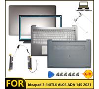 Nouveau pour Ideapad 3-14ITL6 3-14ALC6 3-14ADA6 14S 2021 ordinateur portable LCD couverture arrière charnières de lunette avant repose-paume boîtier inférieur clavier AB Cover Hinge