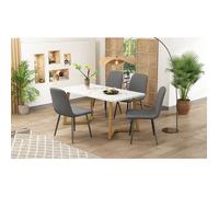Nouveau Premium sense Dining Group, (Set de 5), table à manger avec 4 chaises ensemble de table de cuisine moderne, chaise de