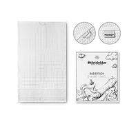 NOUVEAU: Premium serviette de rasage Störtebekker 100% coton - Made in Germany - serviette avec languette de suspension - bordure de haute qualité - serviette pour le rasage