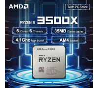 Nouveau processeur AMD Ryzen 5 3500X 3.6GHz Socket AM4 6 cœurs 6 threads 65W R5 3500X 7NM L3 = 32M DDR4 sans refroidisseur