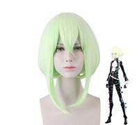 Nouveau PROMARE Mad Burnish Lio Fotia 35 cm dégradé court droit résistant à la chaleur cheveux synthétiques Anime Cosplay perruque + bonnet de perruque