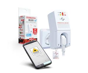 [Nouveau] Protector SAM-1010 - Détecteur de panne de courant, 3500 W avec WiFi et application, tampon d'urgence pendant 12 heures, alarme de courant pour coupure de courant, idéal pour