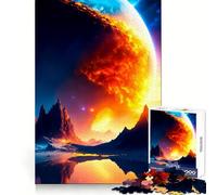 Nouveau Puzzle Sun Hard pour Adultes 1000 pièces, Jeu de Train logique, Moment paisible, découpe Lisse, Cadeau de qualité supérieure (38x52cm)