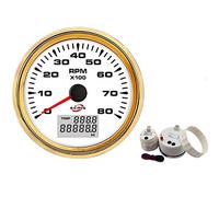 Nouveau rapport de vitesse moteur/bateau navire 6000 t mn jauge tachymètre 1-300 avec le régime actuel heure voyage totale Pour laboratoire(A)