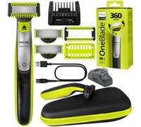 NOUVEAU rasoir Philips OneBlade 360 2 lames étui de voyage visage corps