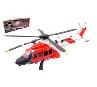 NOUVEAU RAYON 1/48 HÉLICOPTÈRE AGUSTA GARDE CÔTIÈRE MODÈLE VOITURE STATIQUE