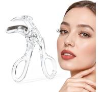 Nouveau recourbe-cils grand angle sans monture, précision adaptée à toutes les formes d'yeux, avec coussinets de rechange ; accessoire de maquillage pour une courbure naturelle et rapide de tous les c