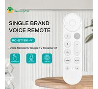 Nouveau remplacement à distance vocale RC-BT1991-V1 pour Google TV Streamer 4K également Compatible avec Chromecast Google TV et Streaming RC-BT1991-V1