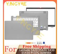 Nouveau remplacement coque d'ordinateur portable pour Latitude 5420 E5420 5430 E5430 LCD couverture arrière lunette avant repose-paume boîtier inférieur 0DW98X 063DTN 14" 2 Hole B Cover