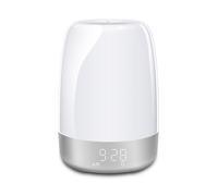 Nouveau réveil lumineux avec simulation de lever de soleil, veilleuse LED colorée, réveil, veilleuse