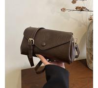 Nouveau sac à bandoulière asymétrique de couleur unie, en cuir doux et lisse. Sac bandoulière classique pour femmes, convenant pour le shopping, le transport du portefeuille, les jeunes femmes, les ét
