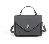 Nouveau sac à bandoulière fran?ais petit sac carré en cuir véritable sac à main Bleu Multicolore