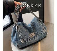 Nouveau sac à bandoulière polyvalent et à la mode Ins Sac bandoulière Sac de courses Sac de travail et de trajets Sac de classe pour étudiants Sac tote style décontracté Sac bandoulière minimaliste ja