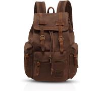 Nouveau Sac À Dos Sacs De Randonnée Ordinateurs Portables Sac À Dos Cartable Bookbag Alpinisme Multi-Fonction Sac De Toile Vintage,Taille Unique Sacs À Dos