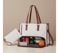 Nouveau sac fourre-tout grande capacité à la mode. Sac isotherme multicolore classique pouvant accueillir un ordinateur. Sac de mamanà emporter, sac à main de déplacement, sac de fitness/déjeuner, sac