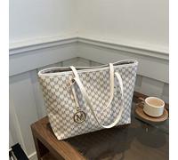 Nouveau sac fourre-tout mode femme grande capacité, design d'impression corps complet avec motif lettre. Double poignée, convient pour le travail, les trajets, l'école. Grande capacité, portable, styl