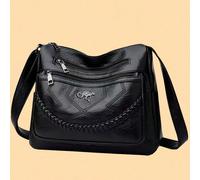 Nouveau sac tout-en-un pour femmes d'âge moyen, sac de mère, sac de belle-mère, sac multicouche en cuir doux, sac à bandoulière croisé Taille UniquePolyuréthane