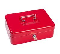 NOUVEAU !!! SAX Caissette à monnaie 25x18x9 cm, Insert à monnaie, ROUGE