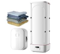 Nouveau Sèche-Linge Vertical - Défroisseur Vapeur Pliable, Séchage Vapeur À 360°, Séchage Rapide En Un Clic, Idéal Pour Les Voyages, Le Camping, Les Voyages D'affaires Et La Maison