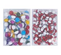 Nouveau Style 50 pièces elfe balle 5CM 100 pièces 3CM Pokemon Anime figurine animal de compagnie Pikachu poche monstre Pokeball jouets pour enfants cadeaux de noël 100 Ball(3cm) B