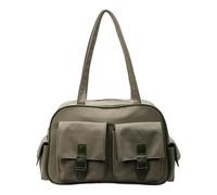 Nouveau Styles Sac fourre-tout en nylon Grande capacité Multi-poches Sac à bandoulière étanche Sac à main décontracté pour femme Homme Travail Tra Unisexe Pratique Voyage Sacs, Vert, One Size