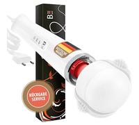 NOUVEAU - SUCCESSEUR de L'ORIGINAL de "BuyAndFeelGood" MAGIC WAND vibromasseurs à poser feminin - bâton de massage stimulation clitoridienne sans batterie avec câble en blanc