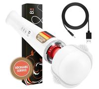 NOUVEAU - SUCCESSEUR de L'ORIGINAL de « BuyAndFeelGood » MAGIC WAND vibromasseurs à poser feminin- bâton de massage stimulation clitoridienne sans câble en blanc