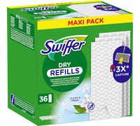 NOUVEAU Swiffer lingettes de serpillière recharge sèche 36 pièces poussière s...