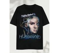 Nouveau T-shirt unisexe populaire Tokio Hotel Humanoid, cadeau pour les fans, version ample du Top à manches courtes à col rond décontracté en coton 220g, imprimé, pour toutes les saisons L,M,S,XL,XXL