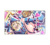 Nouveau tapis de jeu de cartes à collectionner avec sac gratuit (ZD014-869-A) - Motif fille magicienne noire Kuriboh CCG TCG