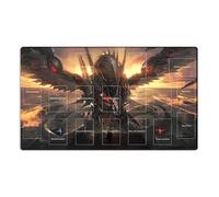 Nouveau Tapis de Jeu Mlikemat Cyber Dragon Infinity TCG CCG OCG Tapis de Jeu de Cartes à Collectionner avec Zones + Sac Gratuit (ZD039-516-A)