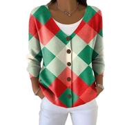 Nouveau TEMU Cardigan de Noël, automne et hiver Eurocode 3D impression numérique dames épaule cardigan pull -A, 3#, XL