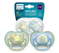 Philips Avent Sucette Ultra Air 0 à 6 Mois x2